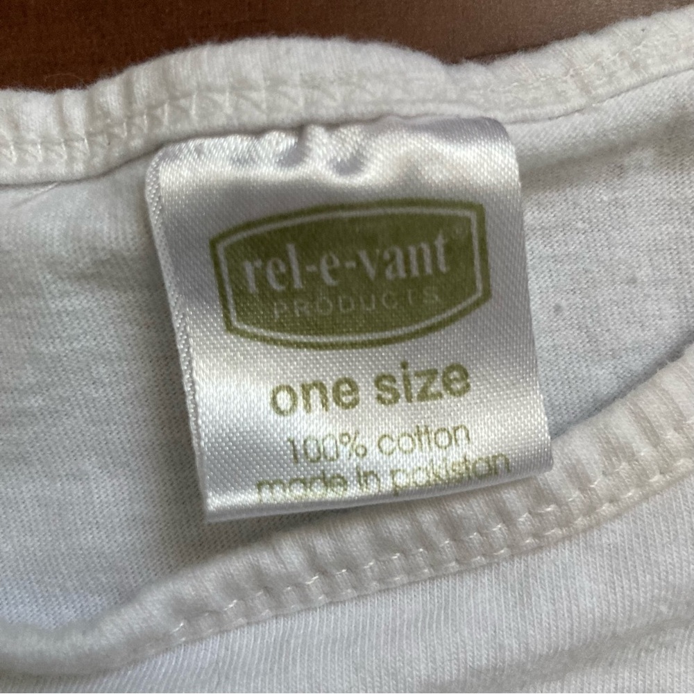 Cat Person Extra Long Graphic T-Shirt Dress Sleepshirt Women’s Large White - Picture 3 of 6